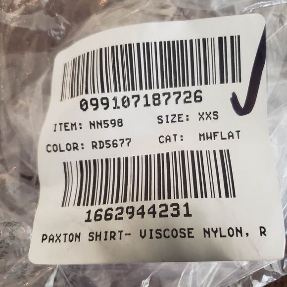 NWT Madewell Paxton Relaxed Fit Viscose Button Down Collared Burgundy Shirt XXS - Picture 11 of 12